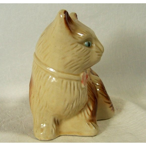 Siamese Cat Figurine Ceramic 5.5 in Kitty Cat Collectors - Picture 4 of 8